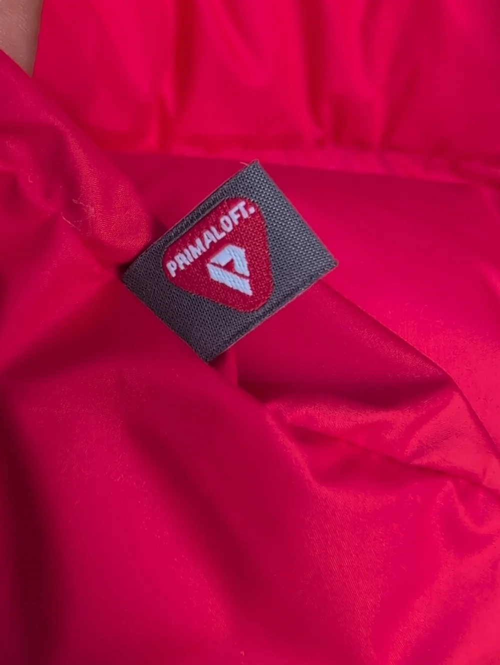 Nike Men's Red & Black Puffer Jacket Size large